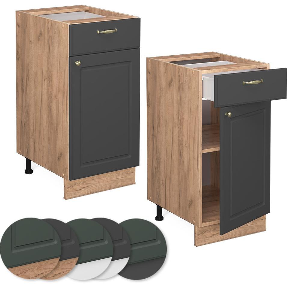 Vicco, Regal, Küchenunterschrank Fame-Line (40 x 51.5 x 81.5 cm)