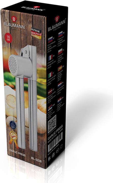 Actual product image Blaumann Garlic press chrome steel