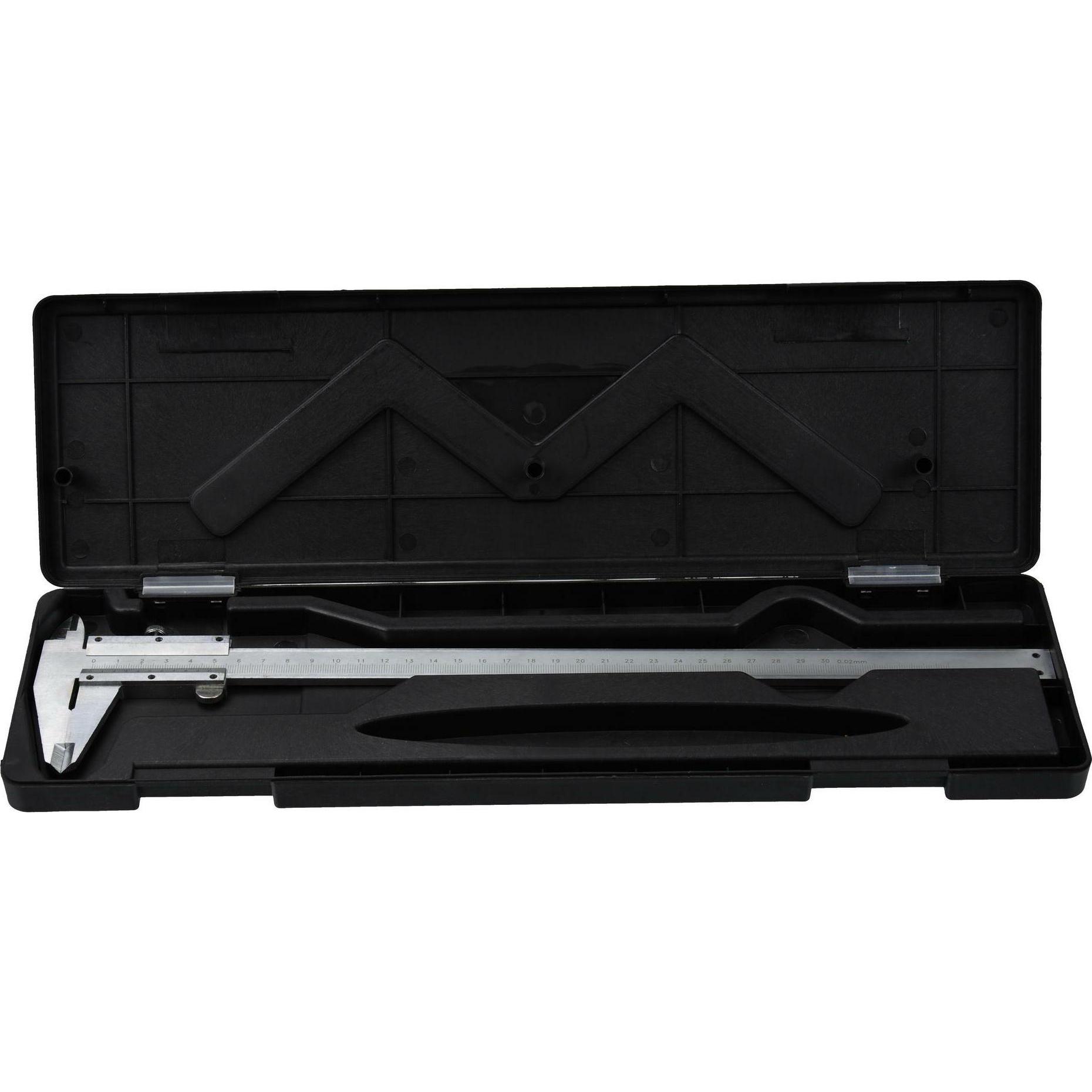 GEKO, Messlehre, Metall-Gleitskala, 0-300 mm x 0,02 (30 cm)