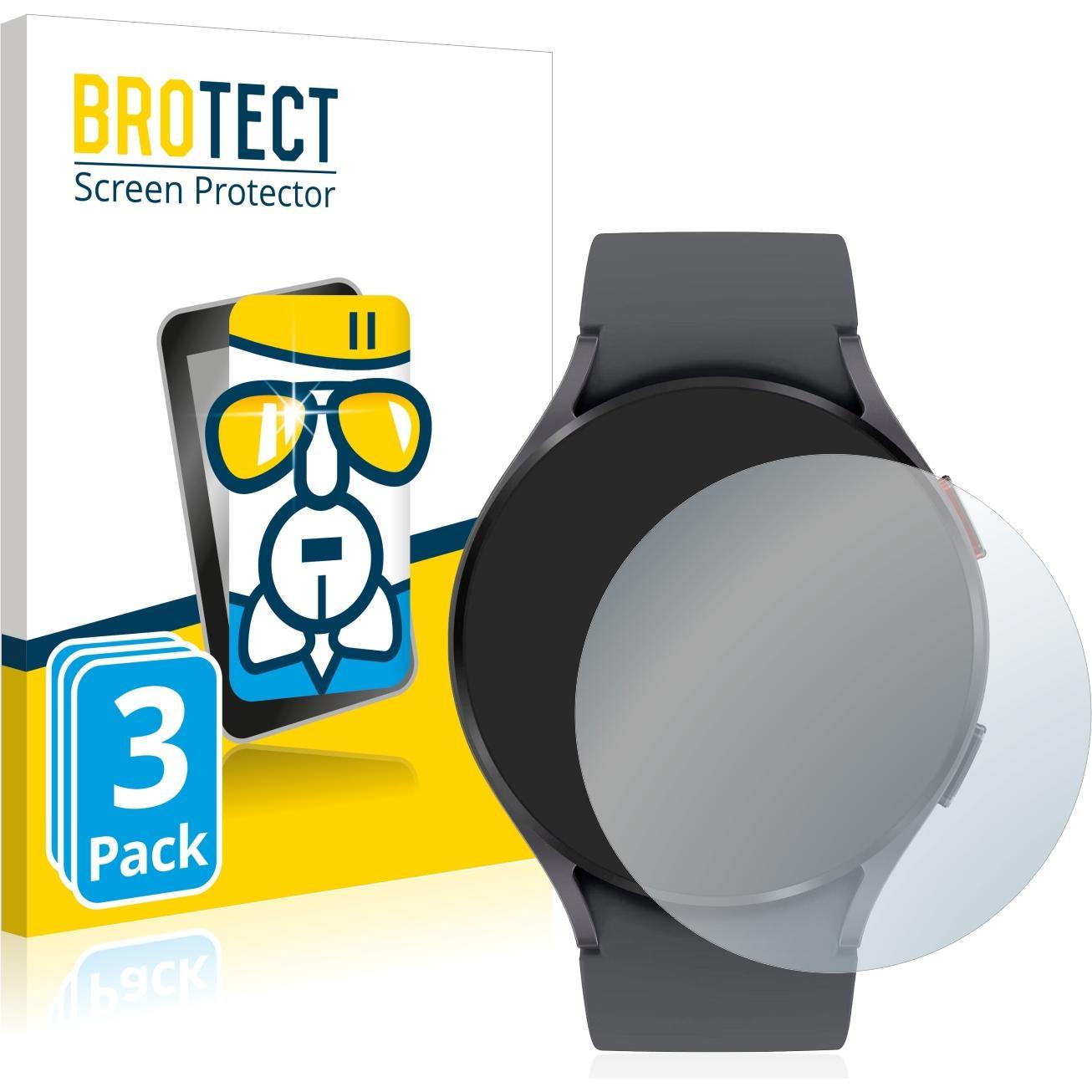 BROTECT AirGlass Panzerglasfolie, Smartwatch Schutzfolie, Transparent