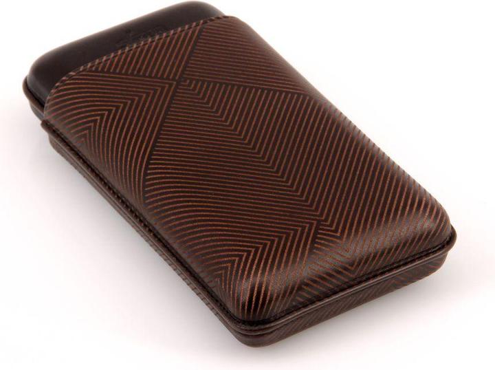 Actual product image Davidoff Cigar Case XL-3 Leather Brown Leaf (1 x)