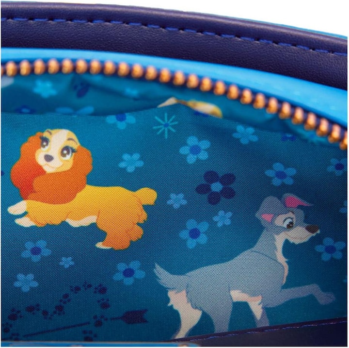 Actual product image Loungefly Disney by Crossbody 70th Anniversary Lady and the Tramp