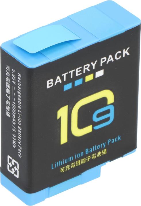 Produktbild AccuCell Akku passend für GoPro Hero 9 Hero 10 Li-ion 3,85V 1800mAh 6,9Wh (Kamera Akku)