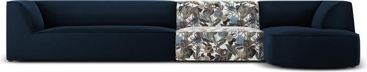 Dark Blue, Garden Light Blue Pattern