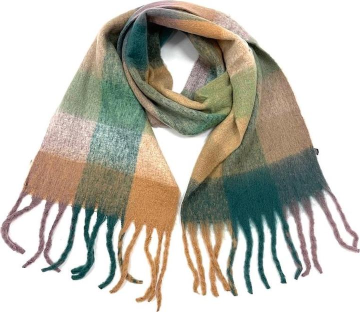 Immagine prodotto Prima Ballerina Winterschal - Wolle Karo Grün