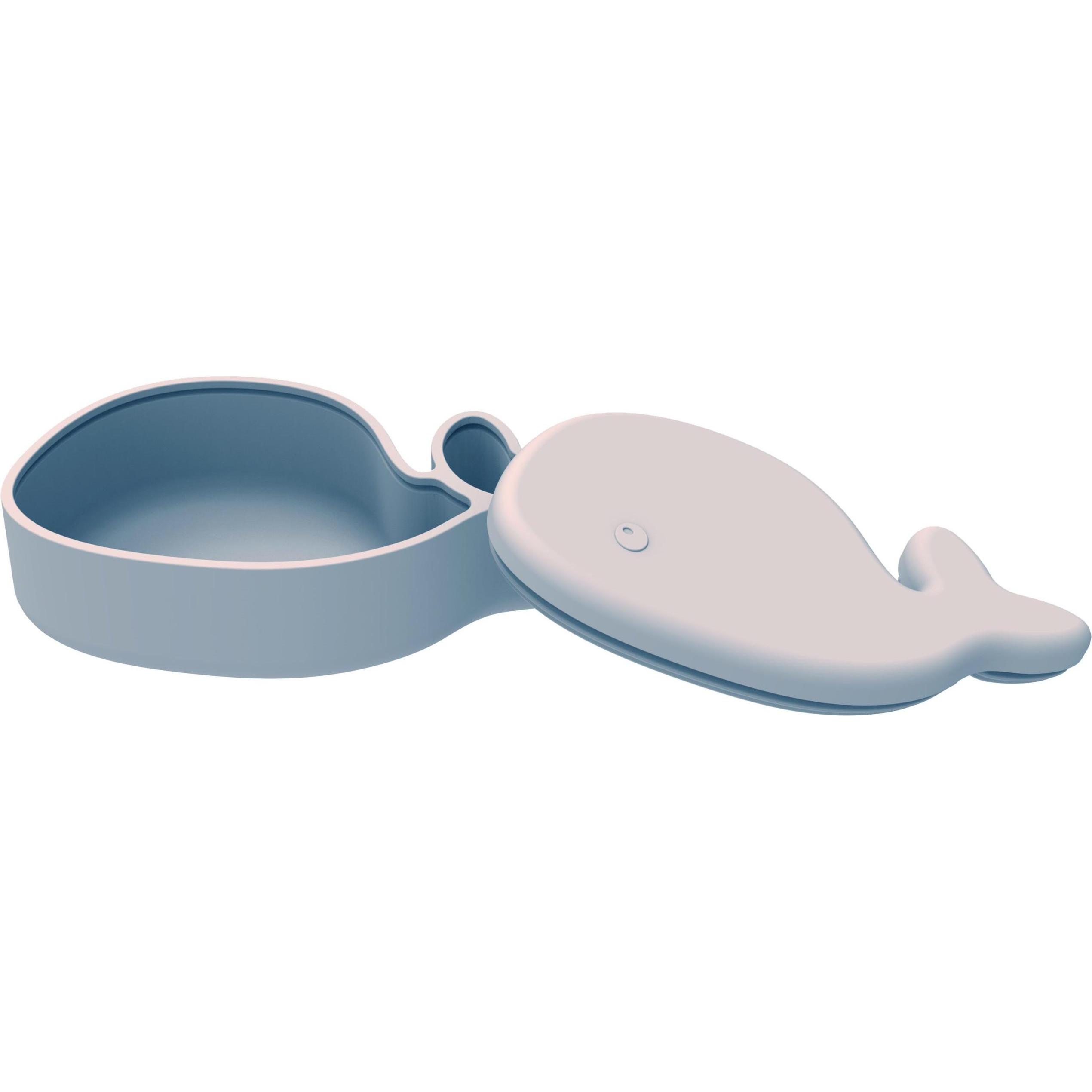 Filibabba Brotdose - Christian der Wal - Pearl Blue, Lunchbox, Blau