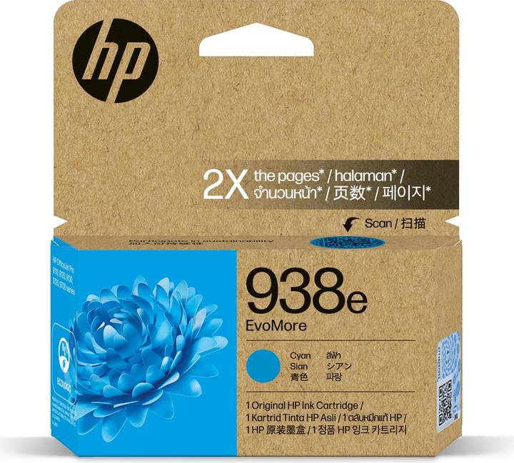 Image du produit HP 938E EVOMORE CYAN