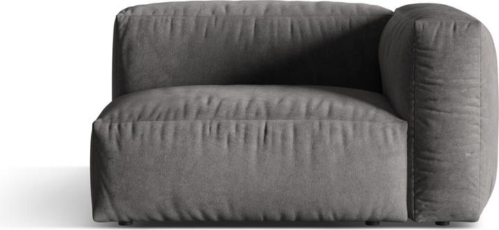 Image du produit Micadoni Chauffeuse Droit, "Martina", 1 Place, 121x106x75 Fabriqué en Europe (Canapé modulaire, 1 place)
