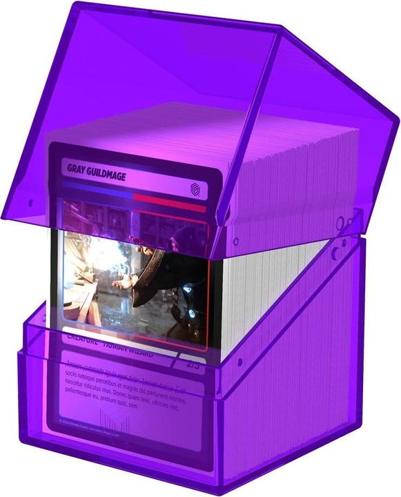 Actual product image Ultimate Guard Boulder 100+ Clear - Amethyst