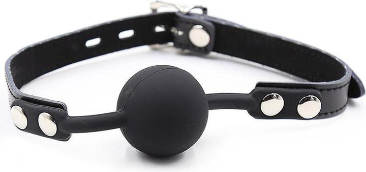 Produktbild Ohmama Silikon-Ballknebel mit Leder-Riemen
