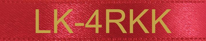 Productafbeelding Epson Labelcassette Lk-4rkk (1.20 cm, Goud, Rood)
