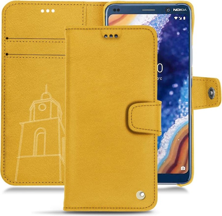 Noreve Lederschutzhülle Wallet (Nokia 9 PureView)