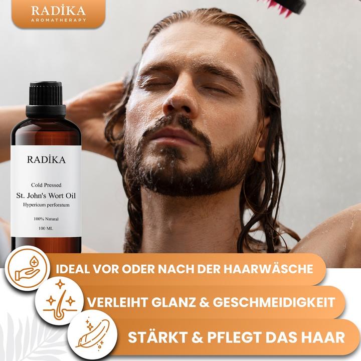 Produktbild Radika Johanniskrautöl, Johanniskrautöl, 100 % Rein, BIO, natürlich, 100 ml