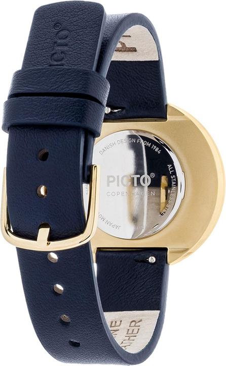 Image du produit Picto 34018-6714G Unisex Midnight Blue 34mm 5ATM