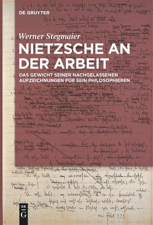 Actual product image Stegmaier:Nietzsche an der Arbeit (German, Werner Stegmaier, 2024)