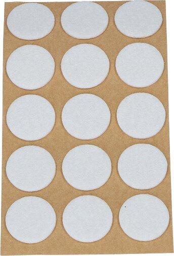 OK-Line Viltglijders rond, zelfklevend (Vilten glijders, 15 Pcs.)
