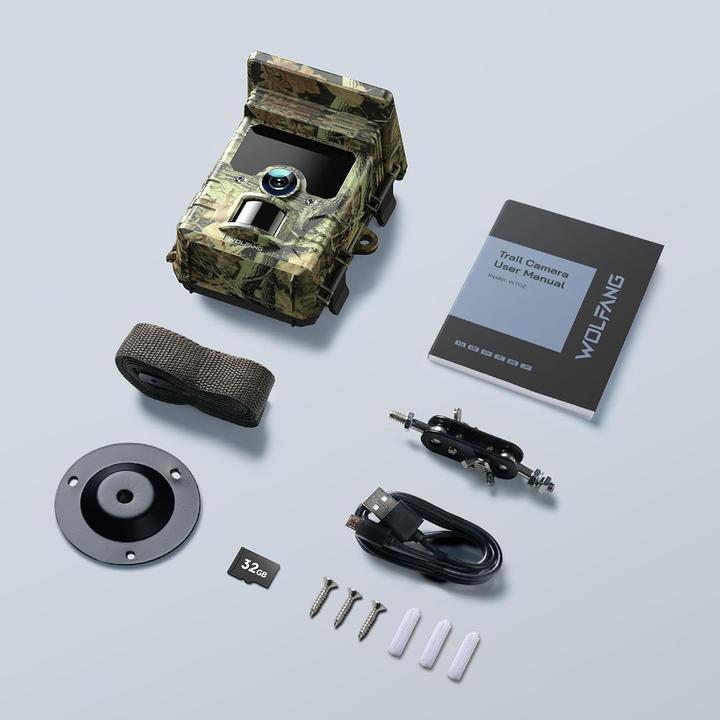 Actual product image Wolfang WT03 4K Wildkamera mit Nachtsicht