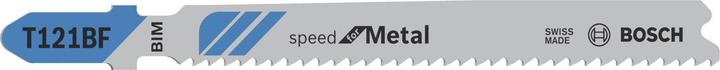 Produktbild Bosch Professional Zubehör Stichsägeblatt T 121 BF Speed for Metal, 5er-Pack, Bleche
