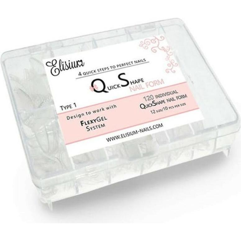 Thumbnail - Elisium, Nagelstyling + Kunstnägel, Quick Shape Nail Form Type 1 forms for extending nails 120 pcs.