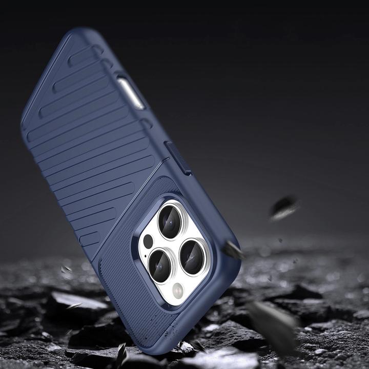 Hurtel Back panel cover Thunder Case for iPhone 16e Silicone Armored ...