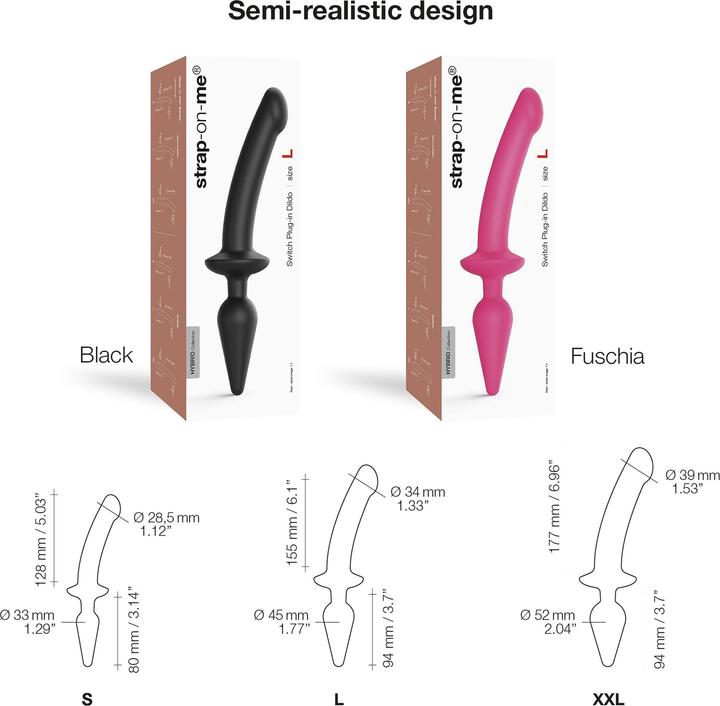 Produktbild Strap-on-me Switch Plug-In Dildo (S)
