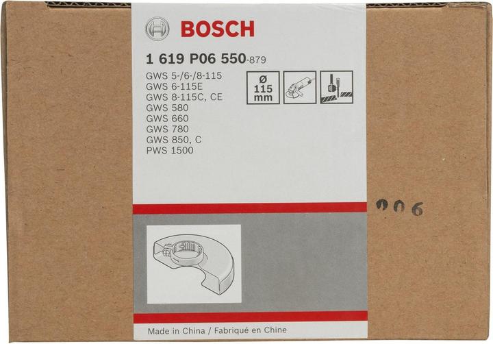 Actual product image Bosch Professional Zubehör Protective hood with cover plate. 115 mm. suitable for GWS