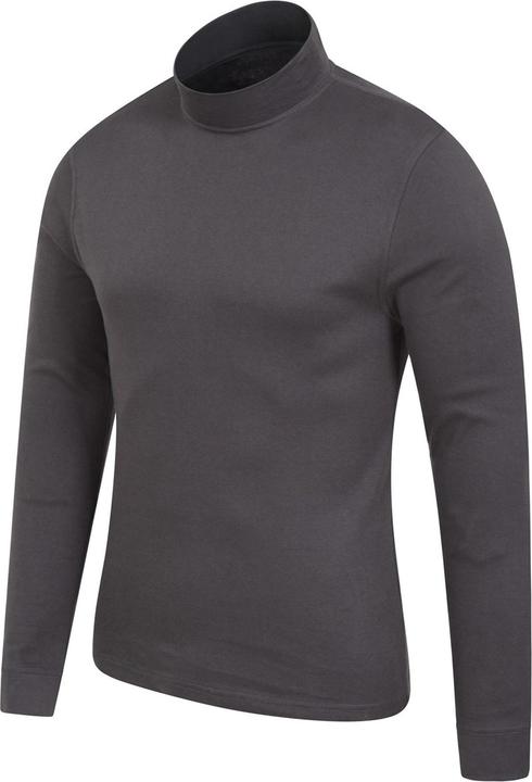 Actual product image Mountain Warehouse Mens Meribel Turtle Neck Base Layer Top (M)