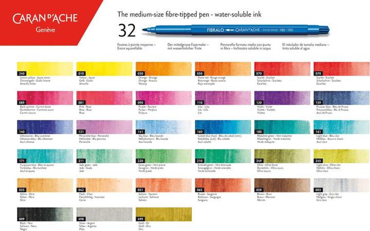 Immagine prodotto Caran d'Ache Fibralo Metallschachtel (Multicolore, 30 x)
