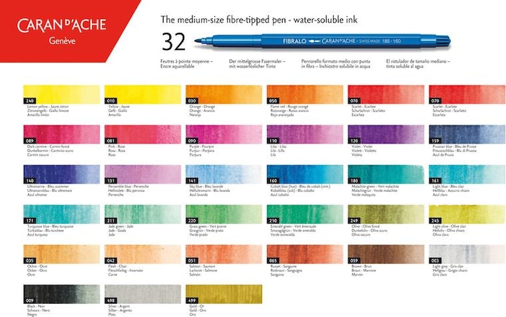 Immagine prodotto Caran d'Ache Fibralo Metallschachtel (Multicolore, 30 x)