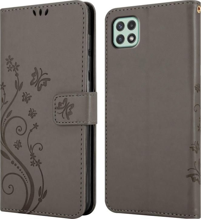 Actual product image Cadorabo Flower Book cover (Samsung Galaxy A22 5G)
