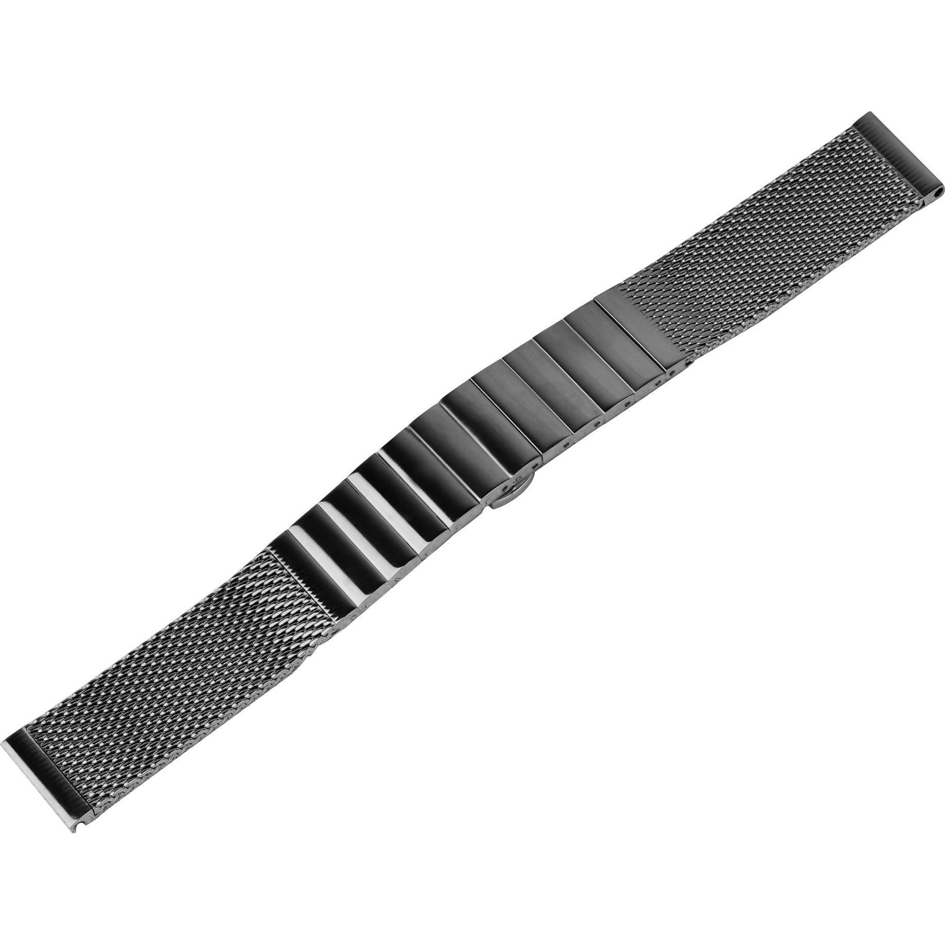 Thumbnail - Strap-it Stahlarmband (Edelstahl, Watch GT 2 Pro), Uhrenarmband, Schwarz