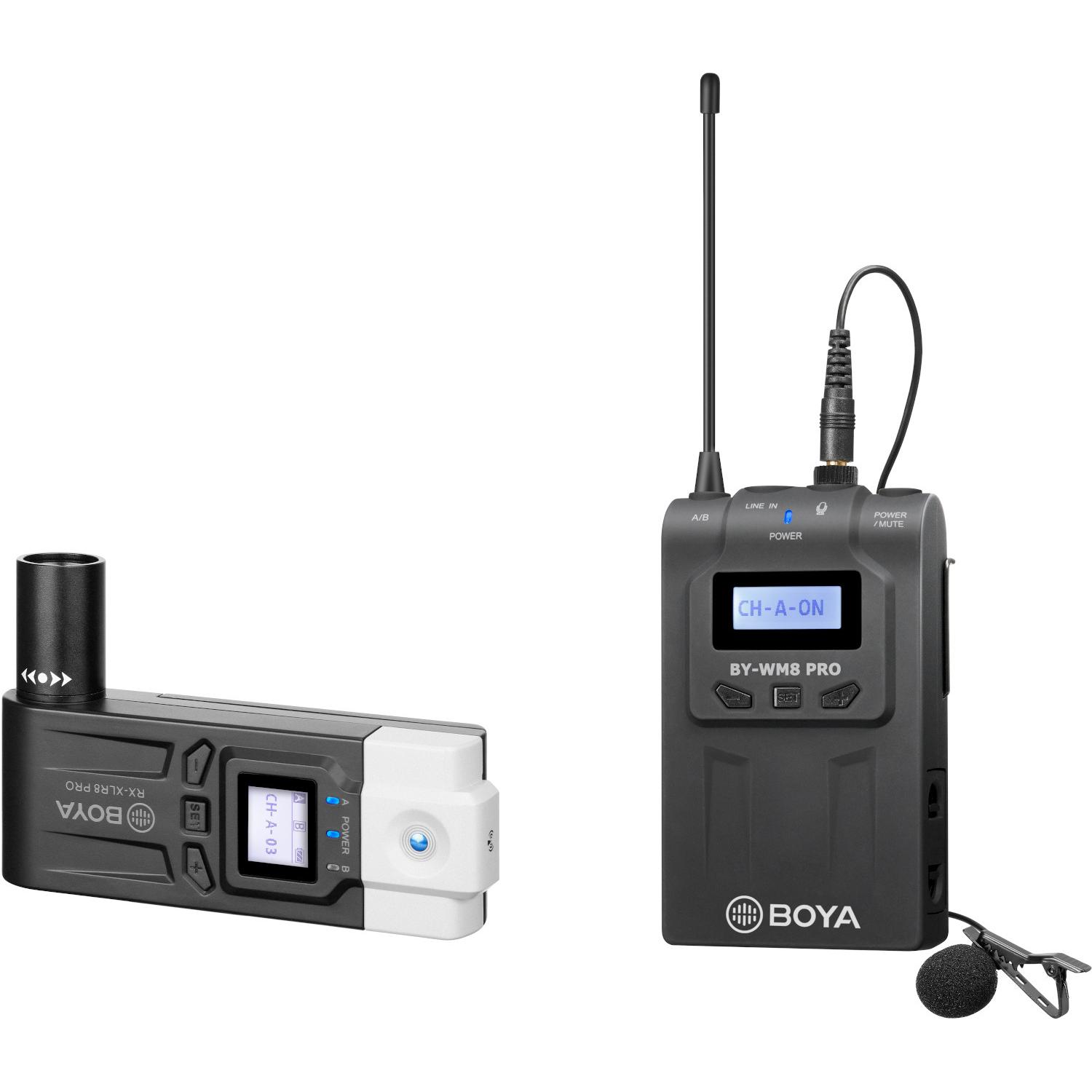 Boya Wireless Mic, UHF Dual-Channel Wi, Mikrofon