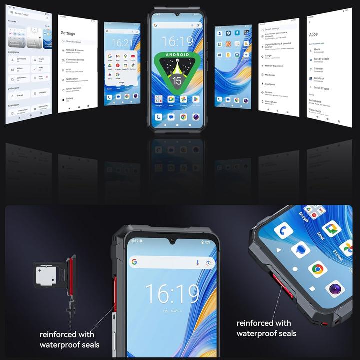 Actual product image Cubot Smartphone CUBKK11BLK (256 GB, Black, 6.72", 5G)