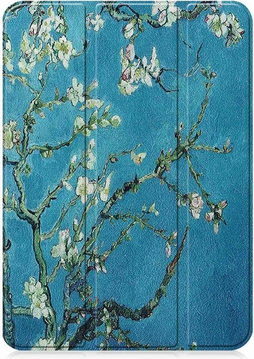 Produktbild Cover-Discount iPad 2022 (10.Gen) - Tri-fold Smart Leder Case Blüten (iPad 2022 (10. Gen))