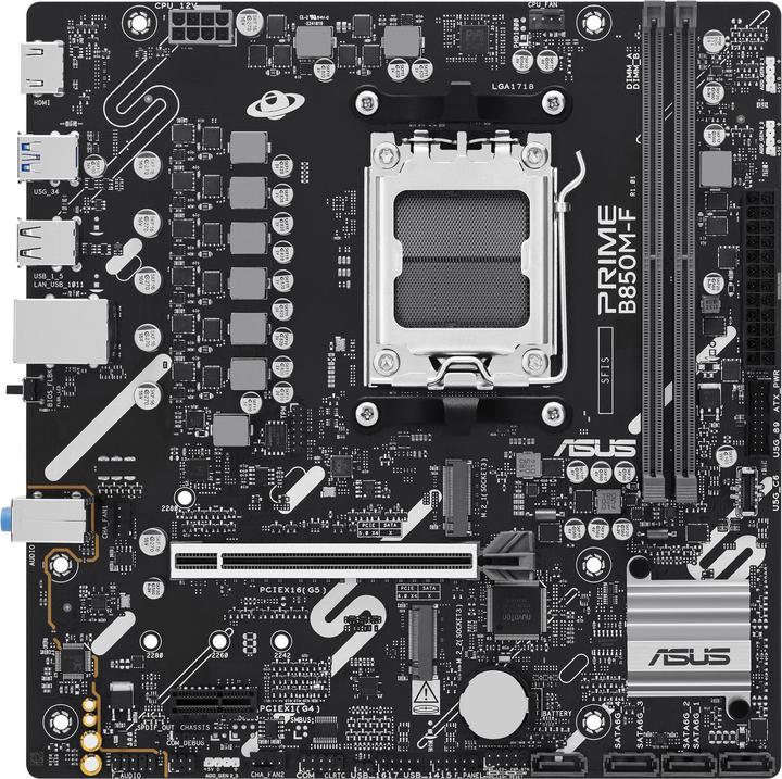 Productafbeelding ASUS PRIME B850M-F (AM5, AMD B850, mATX)