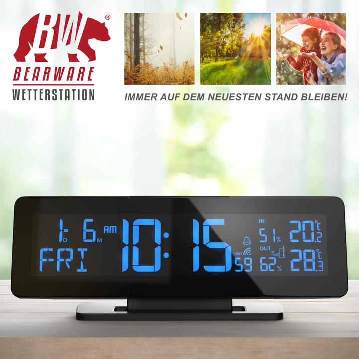 Actual product image Bearware Wireless weather station with outdoor sensor