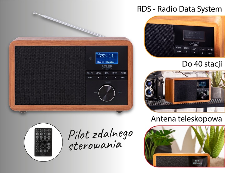 Actual product image Adler AD 1184 (FM, DAB+, AM, Bluetooth)