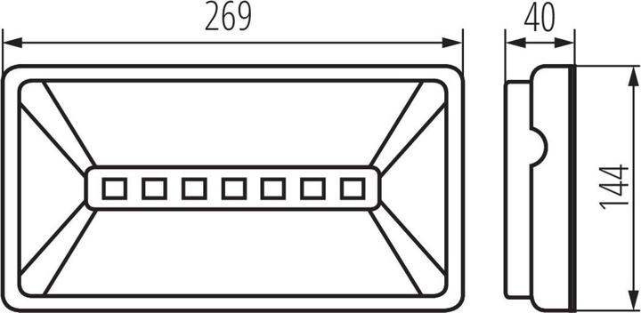 Actual product image Kanlux LED emergency light ONTEC S M1 180 M ST W TM-OS.M1STM860W