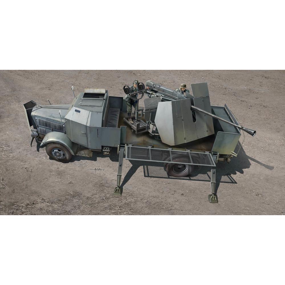 Trumpeter L4500A mit 5cm Flak 41 II