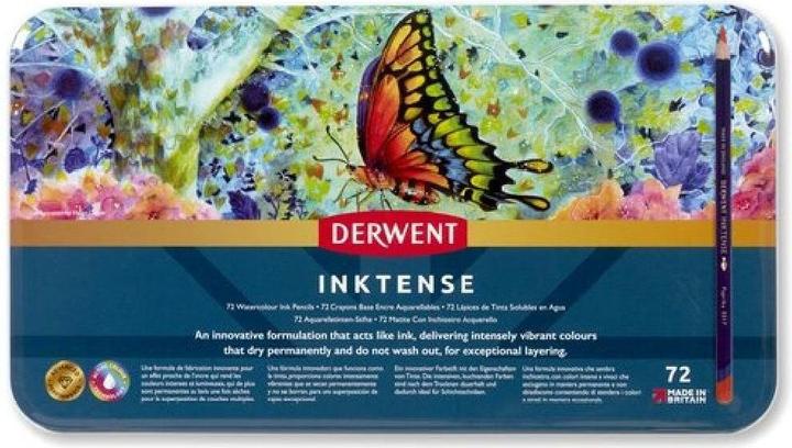Immagine prodotto Derwent Matite acquerellabili permanenti Inktense (Multicolore, 72 x)