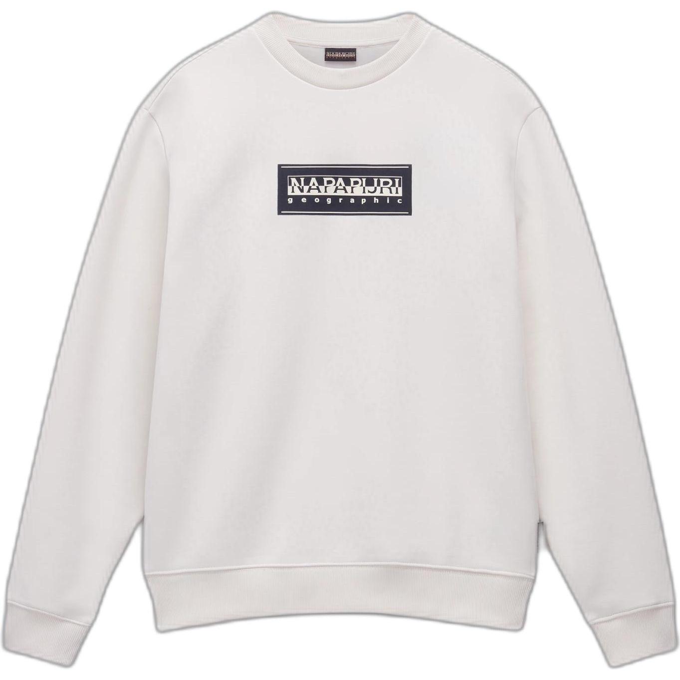 Napapijri, Herren, Pullover, B-Box C, Weiss, (S)