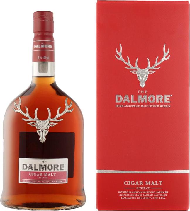 Actual product image Dalmore Cigar Malt Reserve Highland Single Malt Scotch Whisky with Case