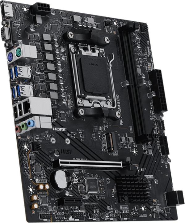 Produktbild MSI Pro A620AM-B (A620,AM5,mATX,DDR5) (AM5, AMD A620, ATX, mATX)