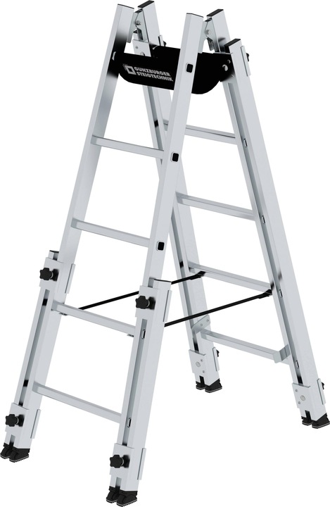 Actual product image Munk Stepladder with rungs for stairs 2x5 rungs (Stepladder, 150 cm)
