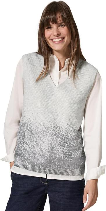 Produktbild Cecil Damestrui met folieprint, Soft Silver Melange, M (M)