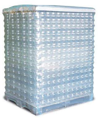 Actual product image Transpak Shrink bonnet dimensions 1250+1000x2475mm thickness 125µ PE transparent gusset (25 x)