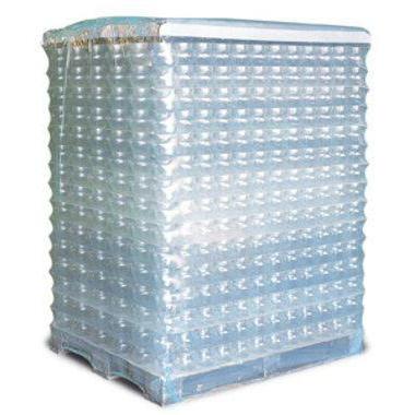 Transpak, Guaina termorestringente, Cofano termoretraibile dimensioni 1250+1000x2475mm spessore 125µ PE soffietto trasparente (25 x)