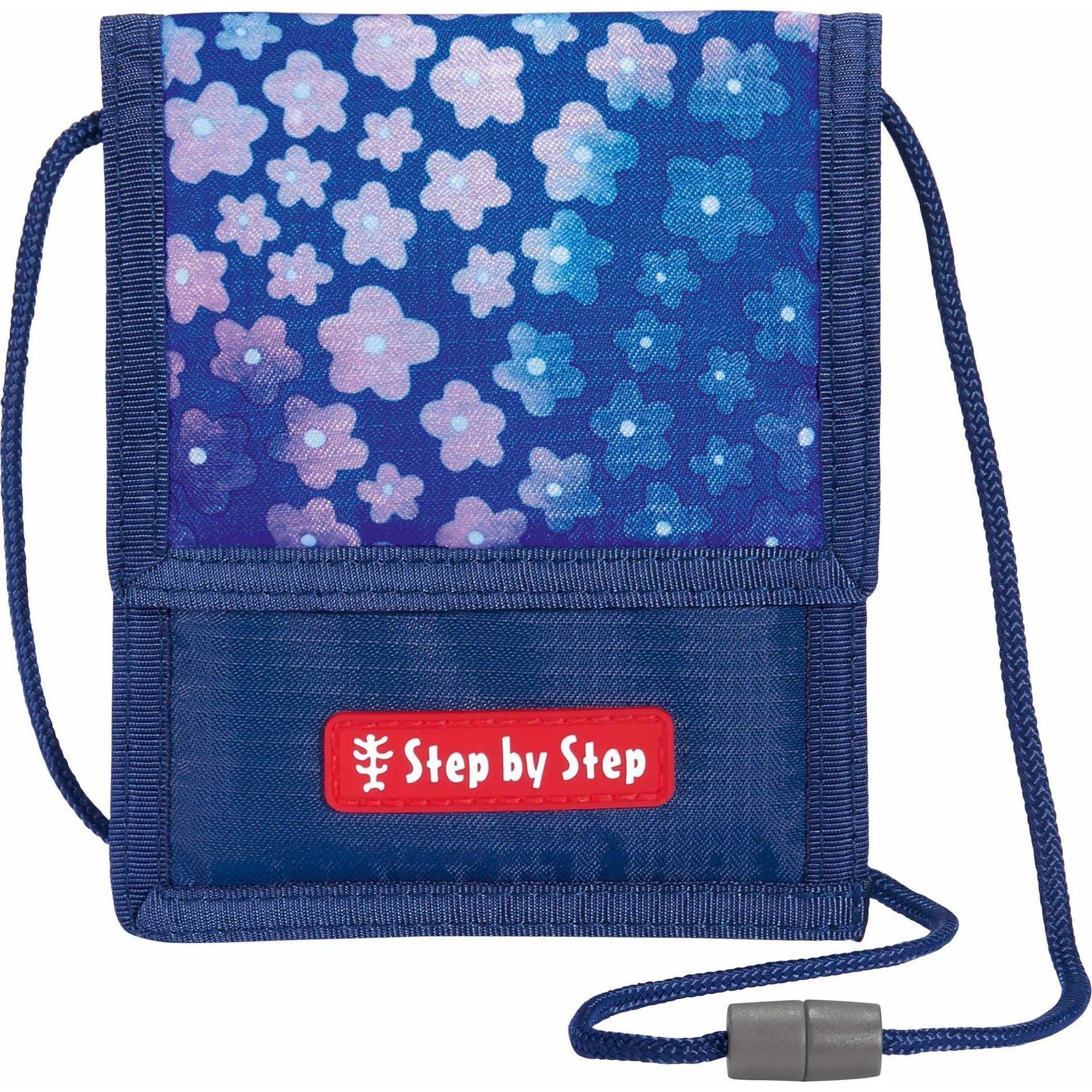 Step by Step, Jungen, Portemonnaie, Brustbeutel mit Fensterfach, Kleingeldfach, Blau