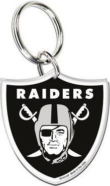 Actual product image NFL Las Vegas Raiders key ring acrylic