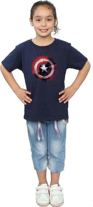 Produktbild Avengers Captain America Art Shield TShirt Mädchen (116)
